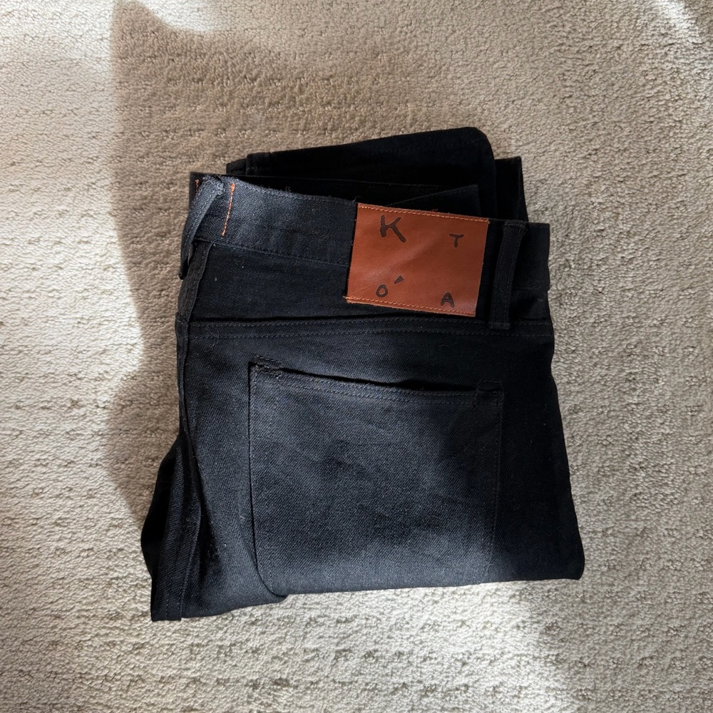 Hiroshi Kato The Pen Slim - Black Raw 10.5oz Selvedge